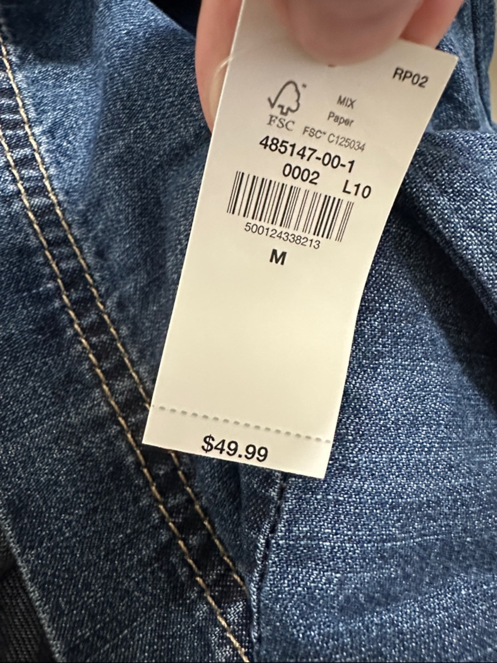 🏹 NWT Old Navy Denim Dress - Picture 6 of 6